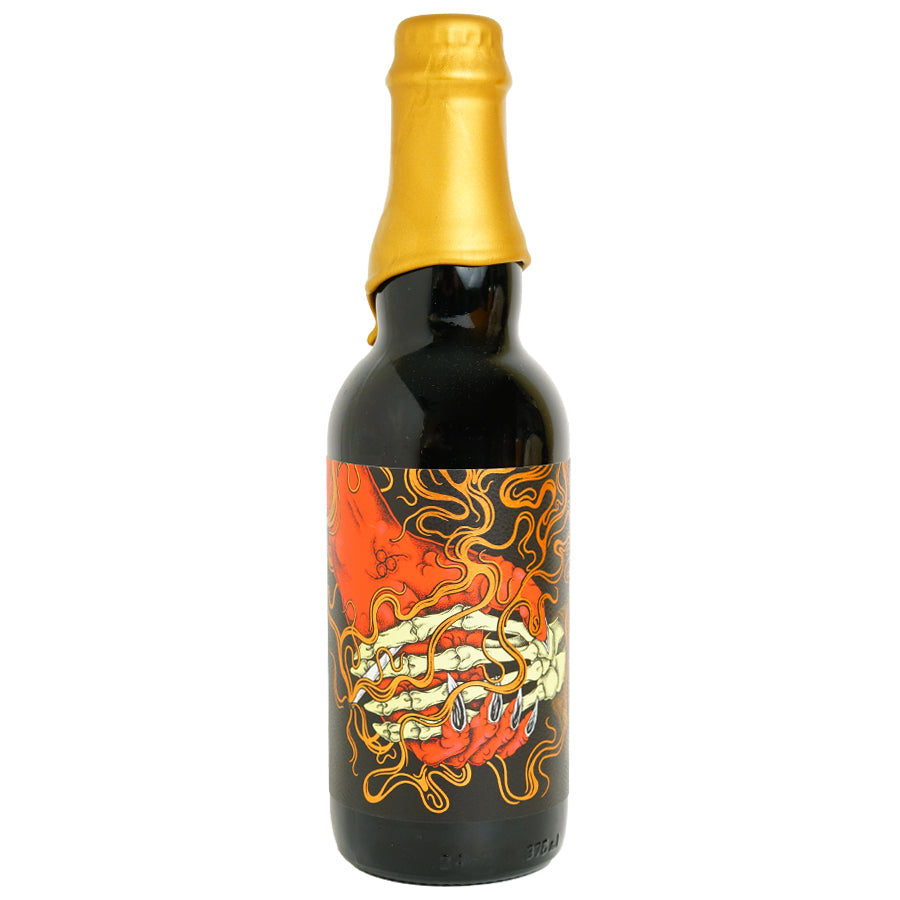 A Deal with the Devil 4 year Bourbon Barrel Aged Bottle