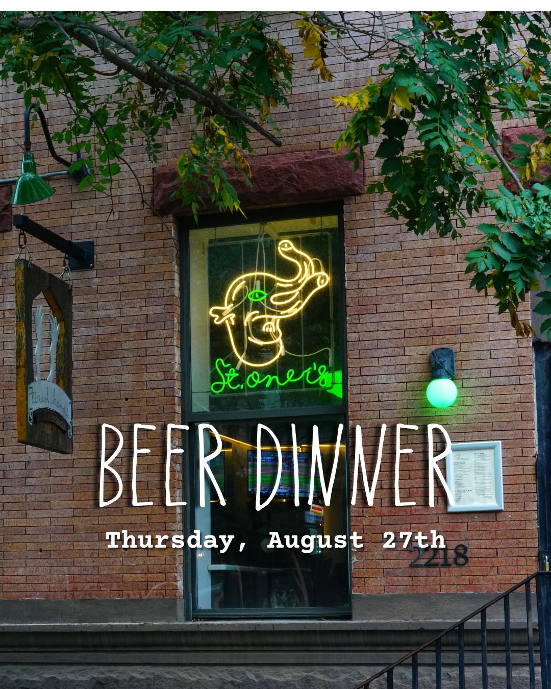 St. Oner's Beer Dinner
