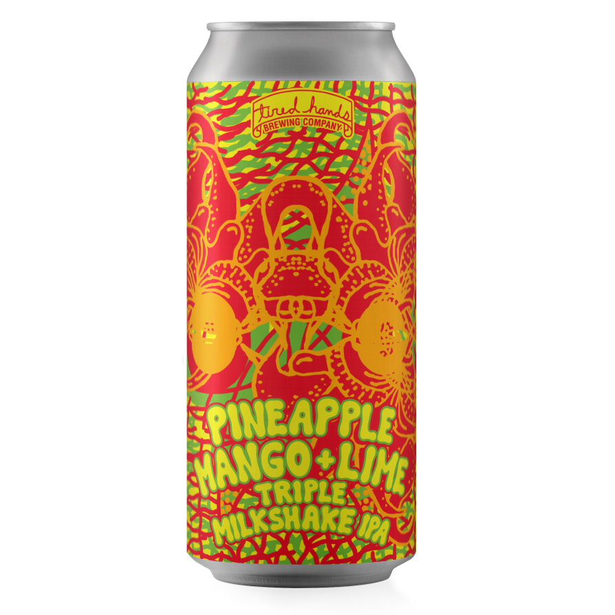 Pineapple Mango Lime Triple Milkshake