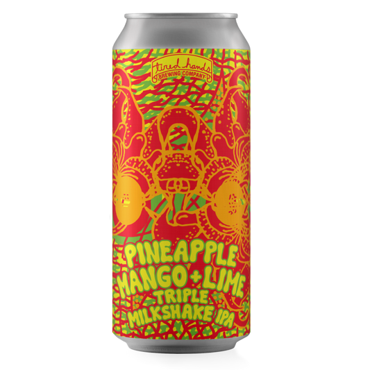 Pineapple Mango Lime Triple Milkshake